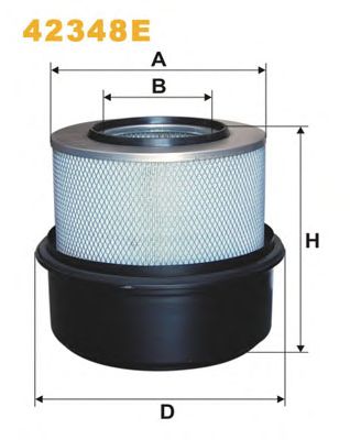 WIX FILTERS 42348e -  Воздушный фильтр